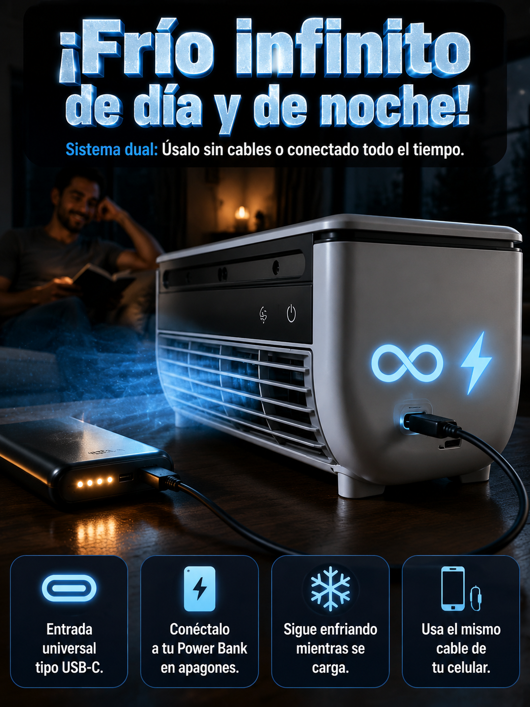 【 Zero Instalación 】Climatizador Portátil Beople: ¡Frío instantáneo sin romper muros!