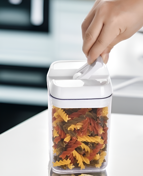 Variety set of airtight containers for different foods