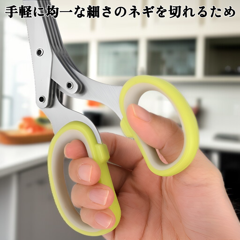 五層ネギ切りばさみ