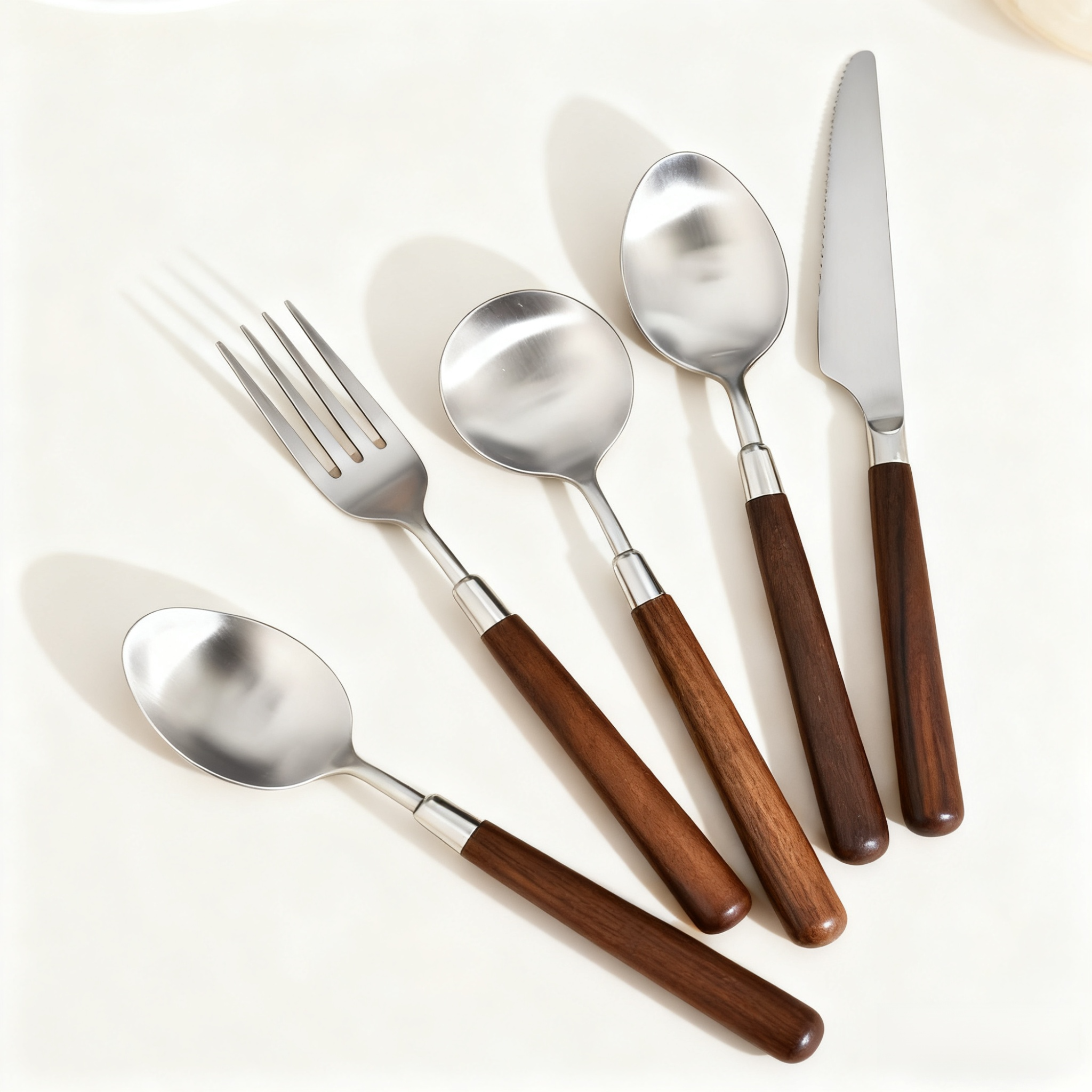 원목 식기 5개 세트