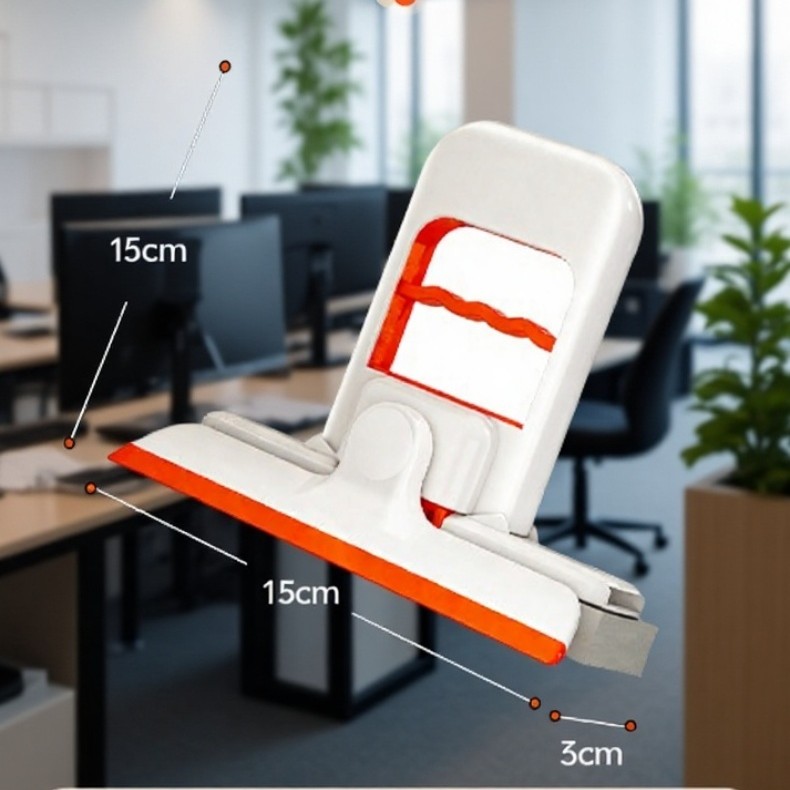 Handheld small rubber sponge mop with scraping function