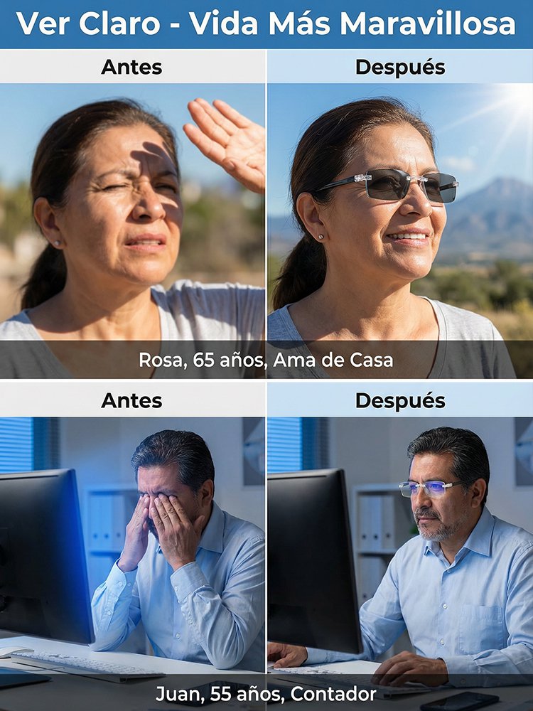  ¡Lentes que se adaptan a ti!  Con autoenfoque y filtro azul por solo dos hamburguesas