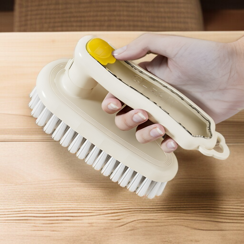 가정용 회전식 액화 소프트 퍼 브러쉬 투인원 청소 브러쉬 암호화 오염 제거 브러쉬 가정용 청소 도구