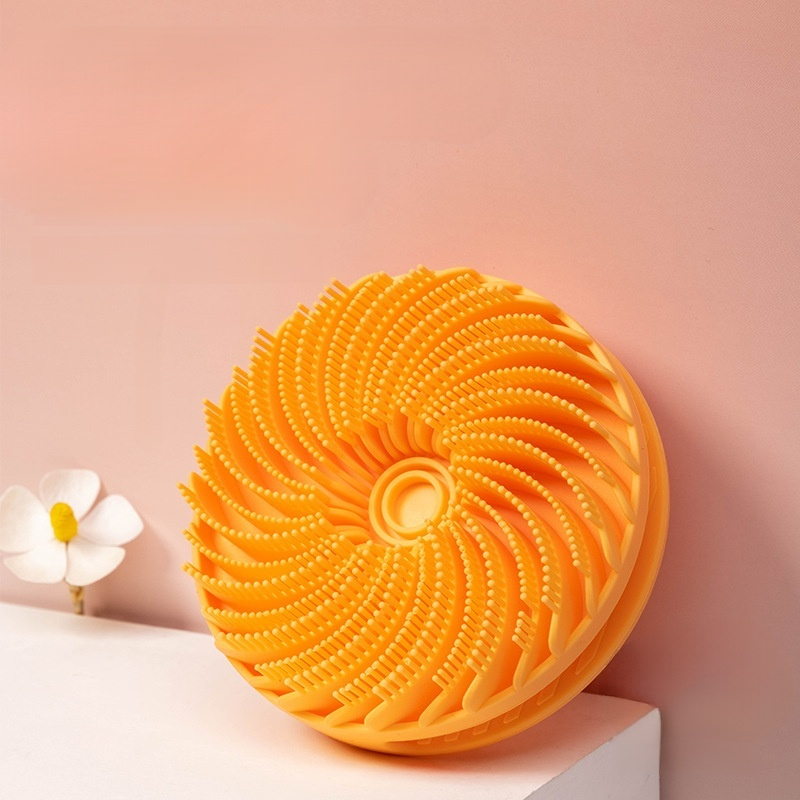 雙面矽膠清潔洗澡刷