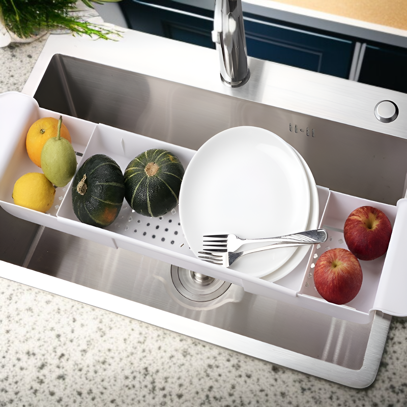 Multifunktionales Spülbecken-Abtropfgestell für die Küche, rutschfestes Haushaltsregal