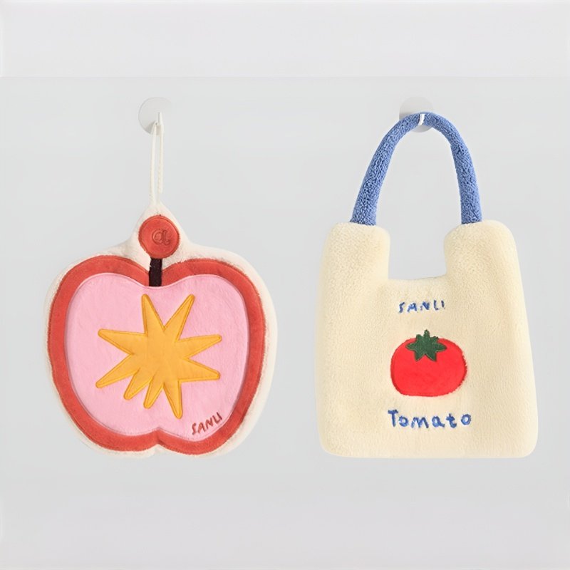 귀여운 주방용 흡수 손수건 3개 세트 혼합