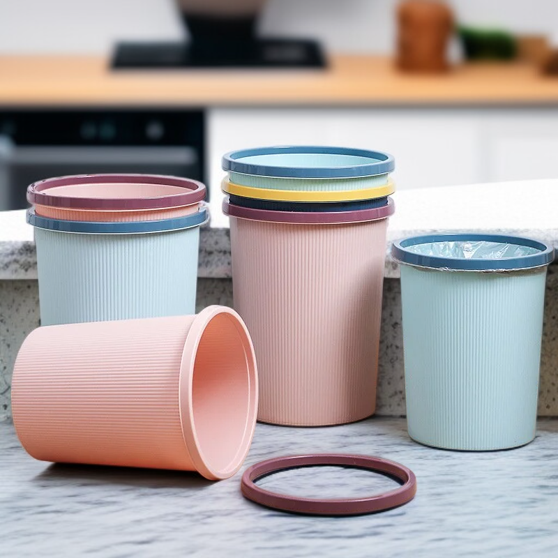 Contenedor de basura grande sin tapa para hogar, cocina, baño y sala de estar