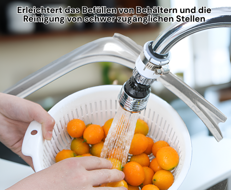 Flexible Wasserhahnverlängerung zur einfachen Installation