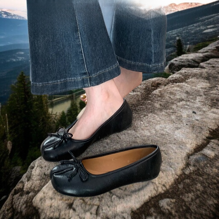 펌프스 여성 플랫 단화 캐주얼화 리본 빈티지 스퀘어 할머니 로퍼