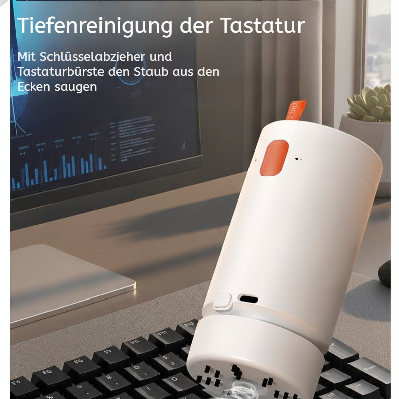20-in-1 Elektrischer Tastatur-Reiniger mit Staubsauger