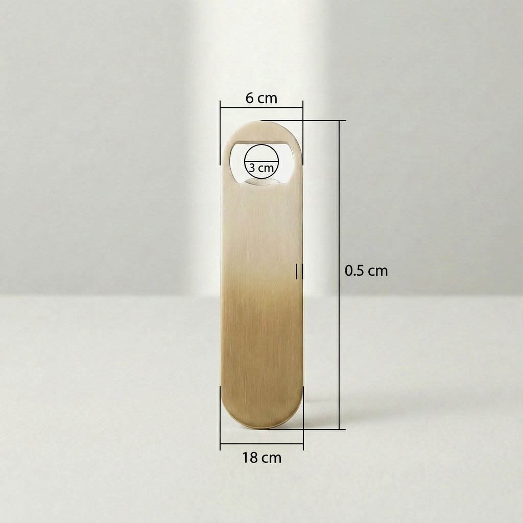 ชุดที่เปิดขวดทองเหลืองขนาดเล็ก 5 ชิ้นในแพ็ค