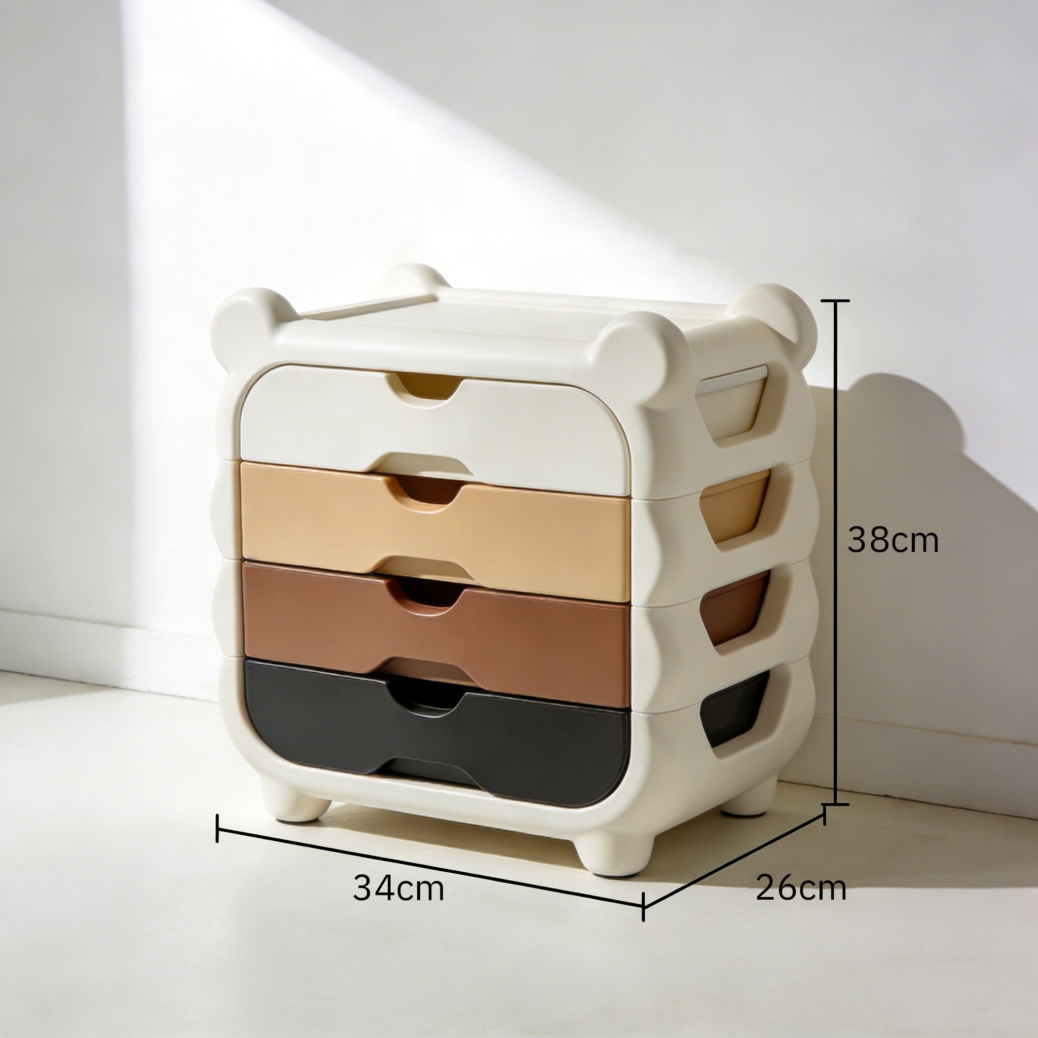 Robuste Aufbewahrungsboxen aus Kunststoff im 2er-Set