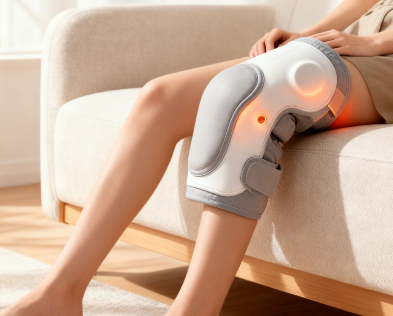 무선 적외선 온열 무릎 마사지기