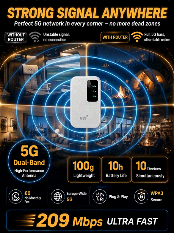 【0 Cost Enjoying Network】Portable Pocket WiFi