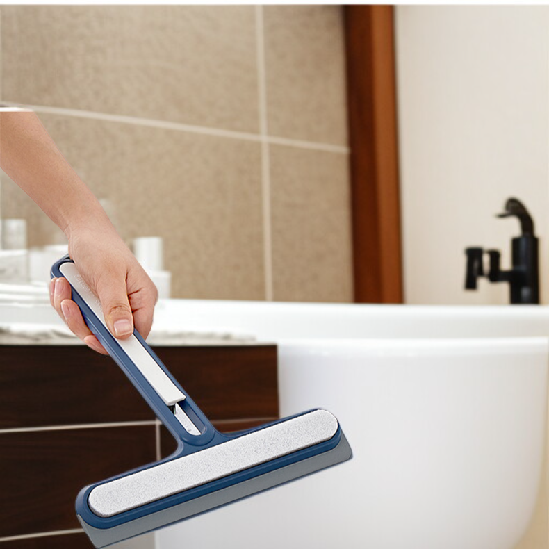 Ergonomic handle of the silicone cleaning brush