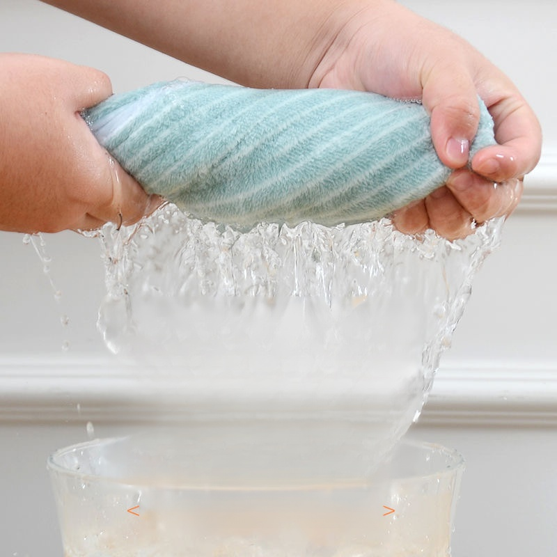 Portable Stripe Coral Bath Towel