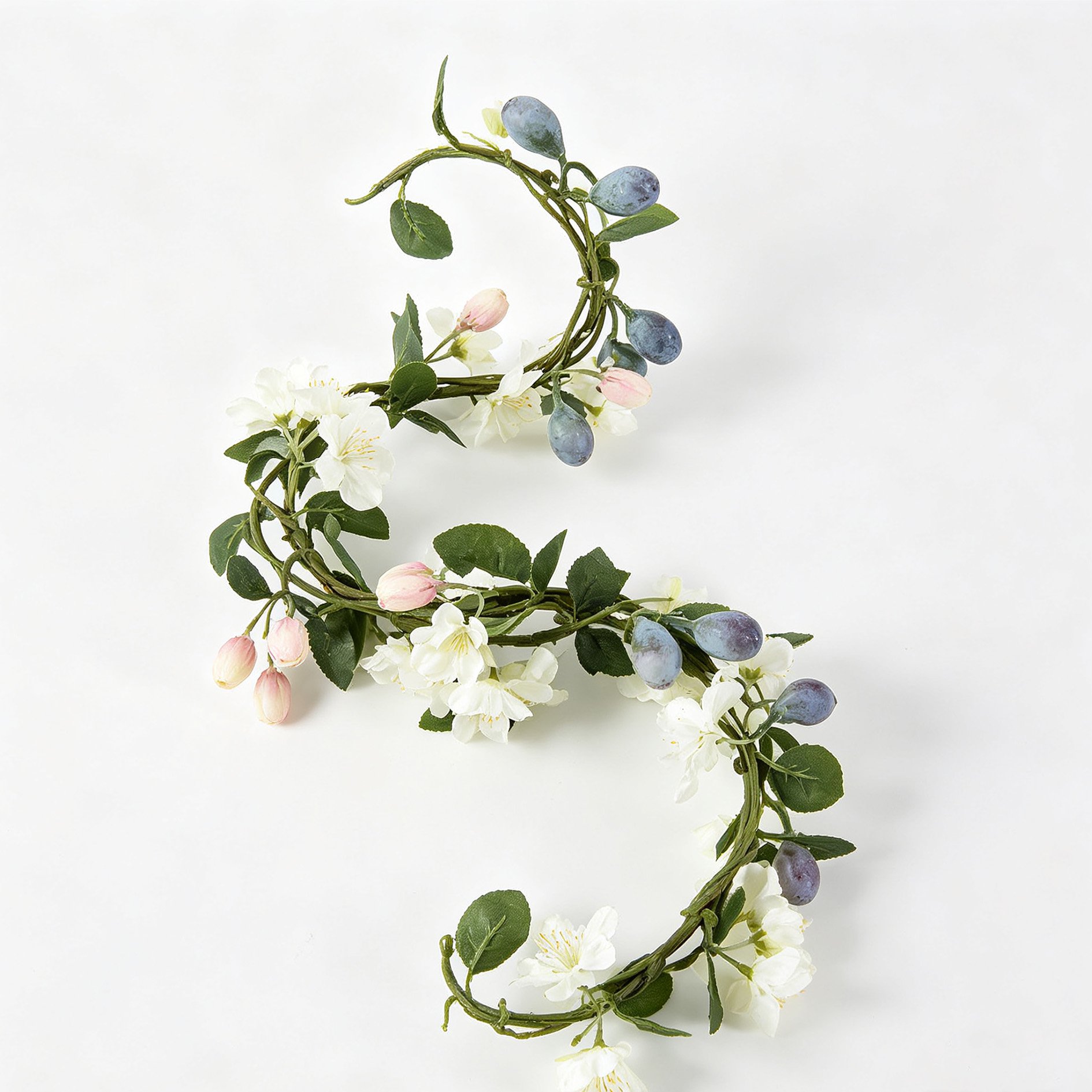 Green Fruit Floss Floral Vine