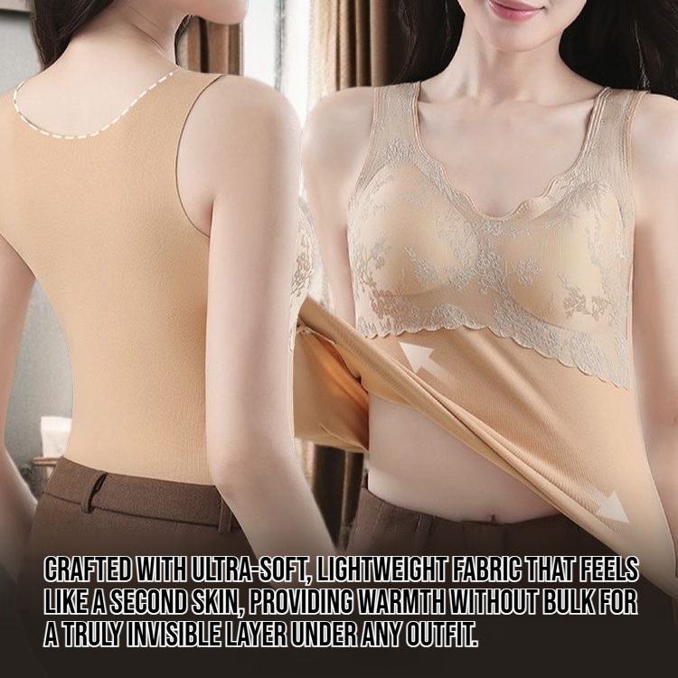 Ladies' invisible and seamless warm vest