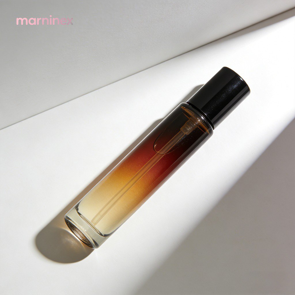 Botellas roll-on para aromaterapia de vidrio de borosilicato alto (4 botellas)