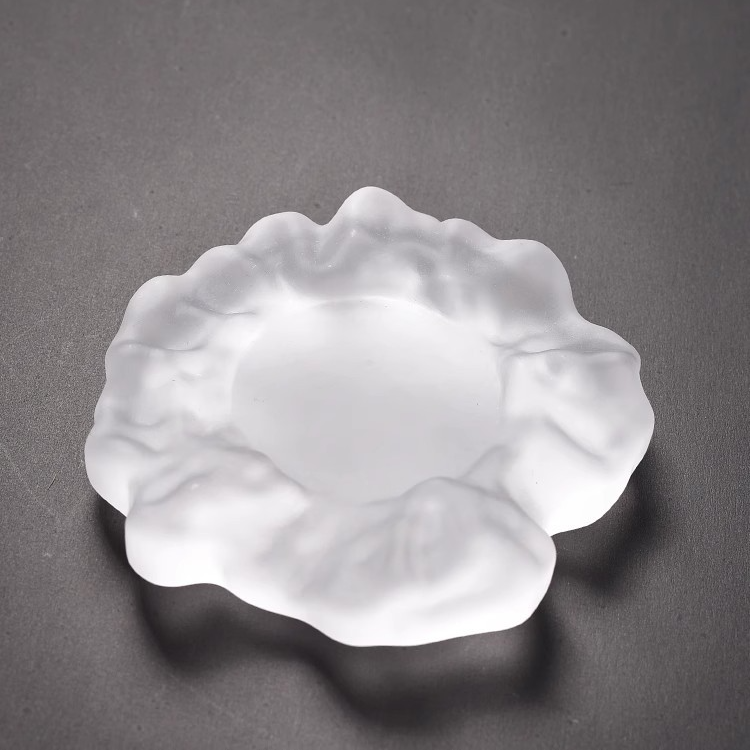 耐熱ガラス製マットティーカップコースター