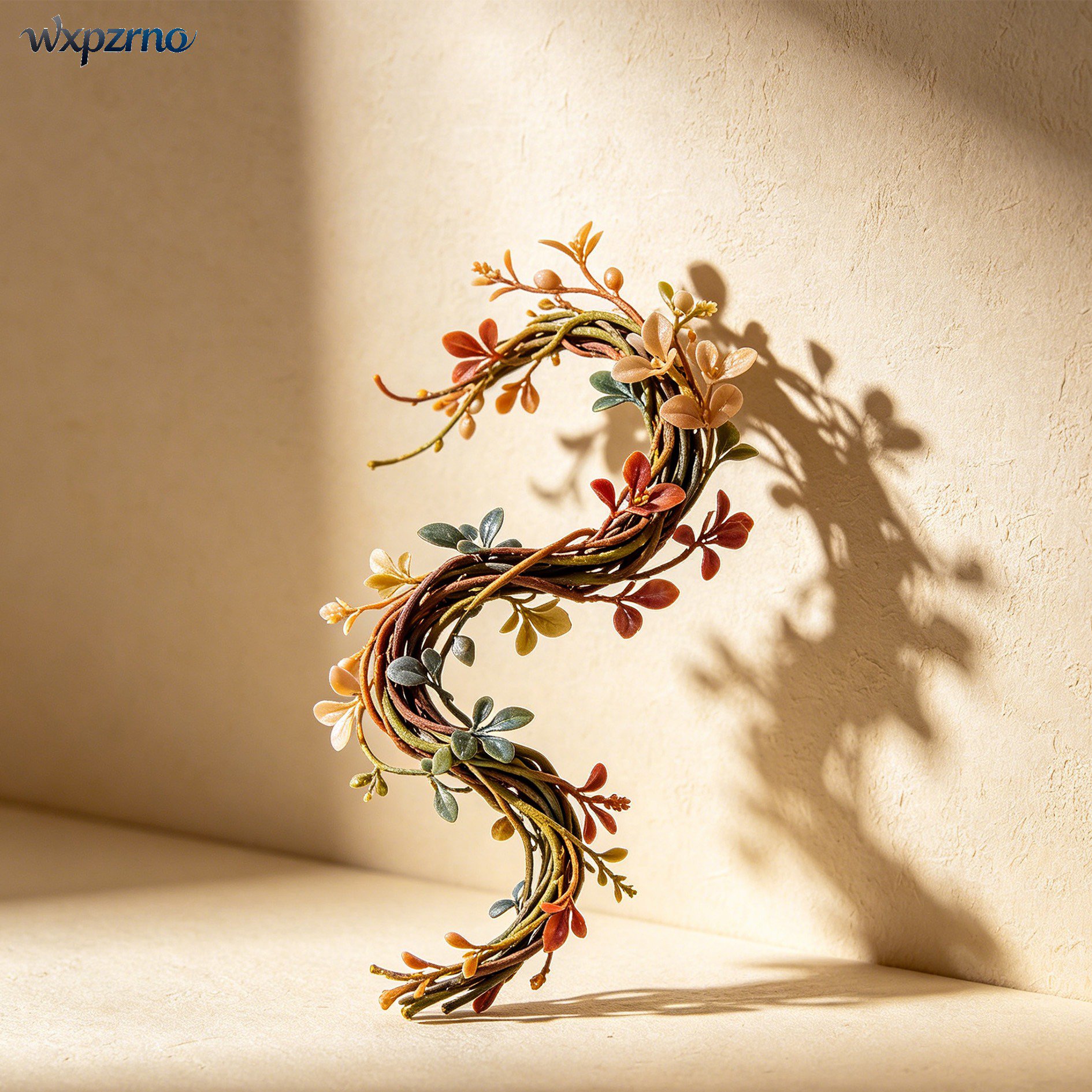 Dried flower arrangement ornaments (2 pieces)
