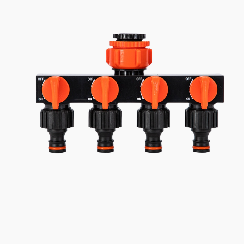 5통 4로 1구 이음매 분수기 수도관 세차 수도관 스위치 부착 분류 5통 수도꼭지 커넥터