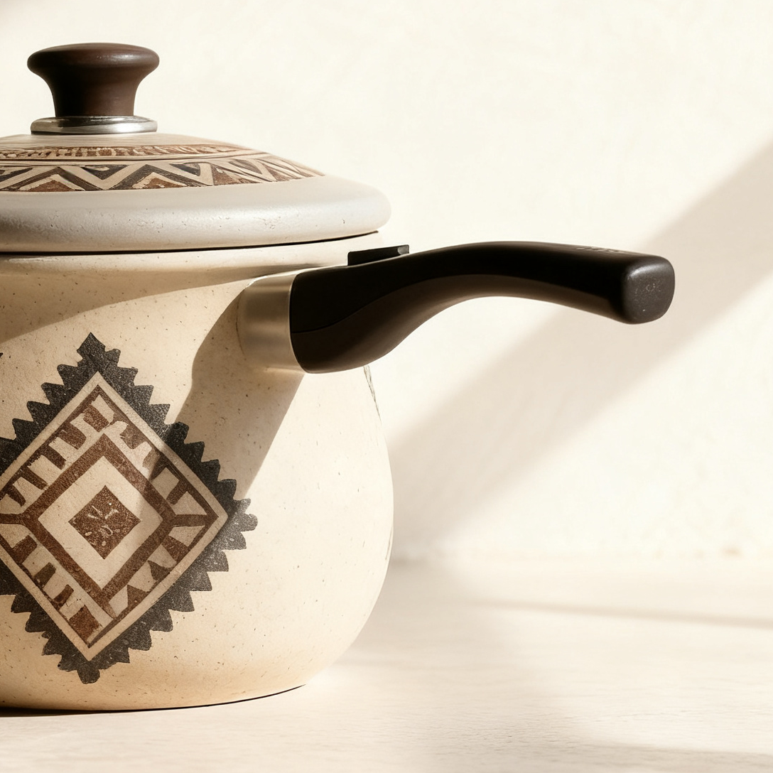 หม้อเซรามิกสไตล์คลาสสิกสำหรับทำอาหารตุ๋นดีไซน์สวย