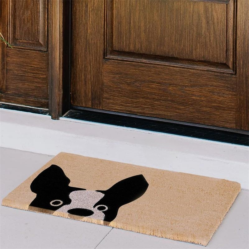 심플 실크 원형 매트 