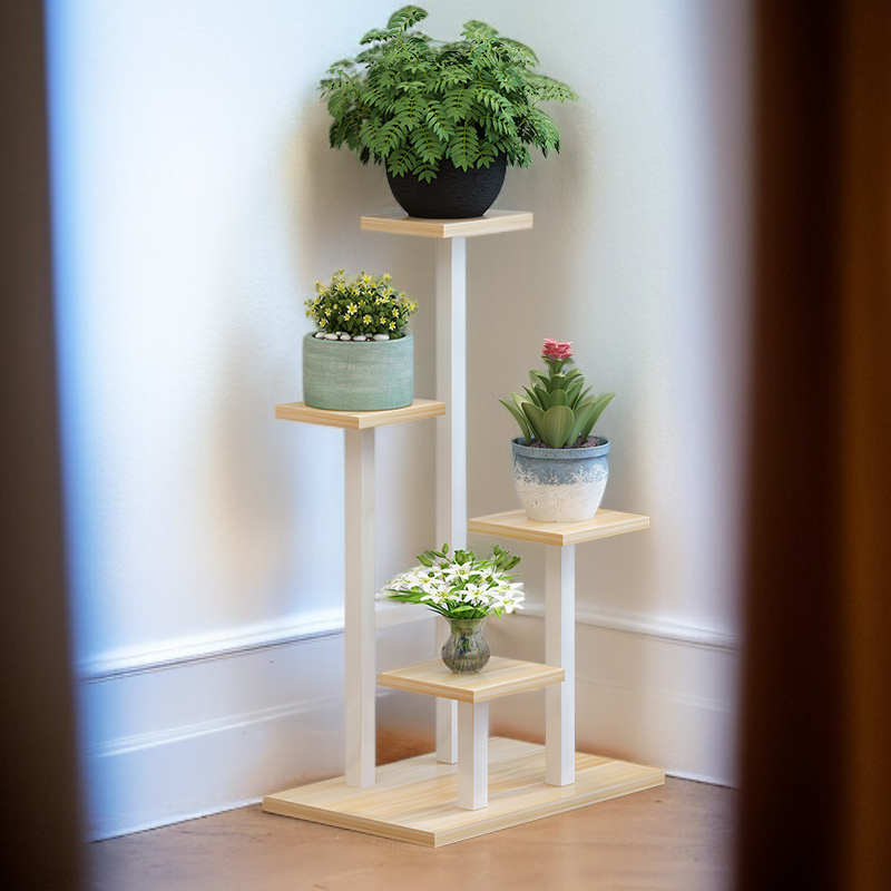 モダンインテリア4段植木鉢ラック
