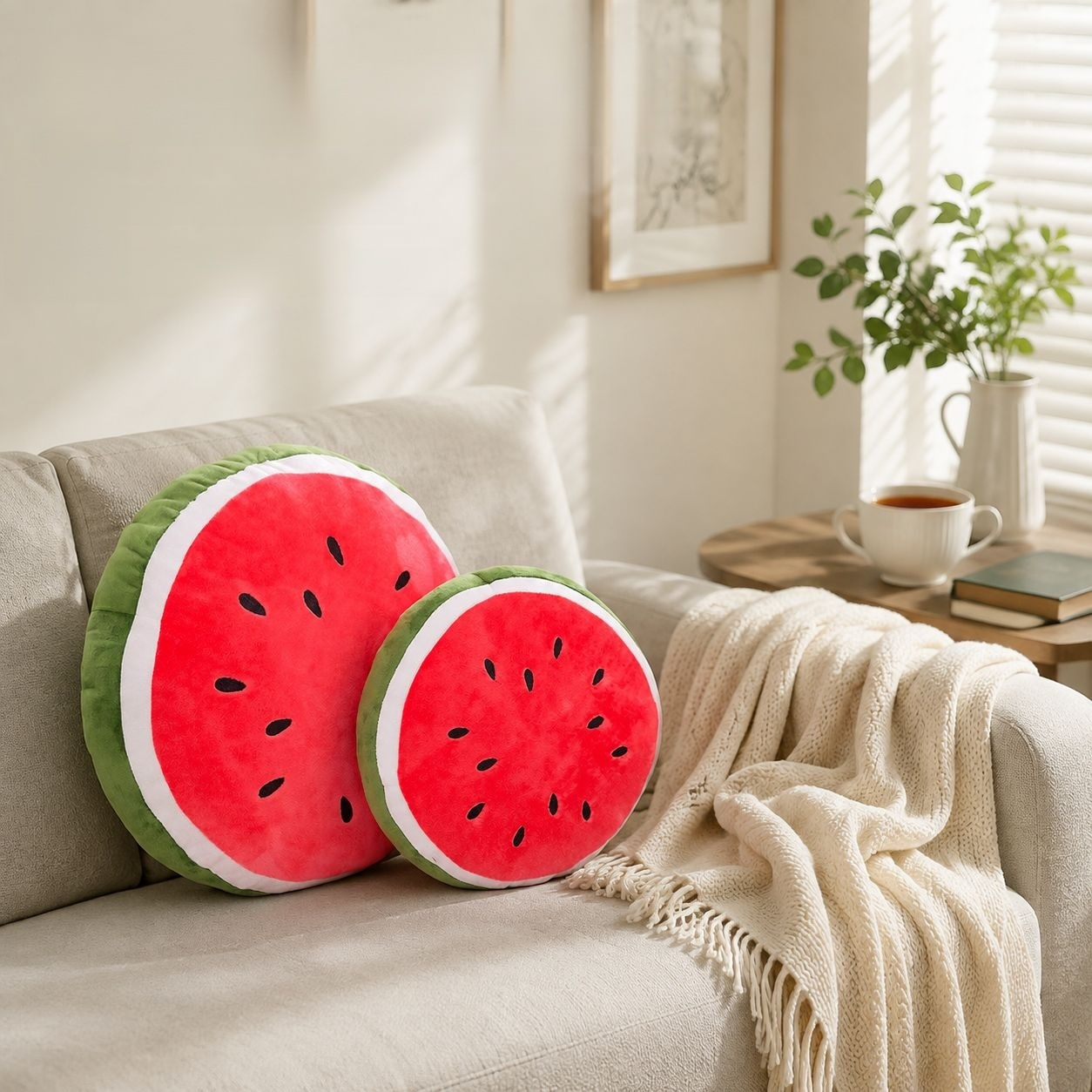 Watermelon Plush Toy Pillow