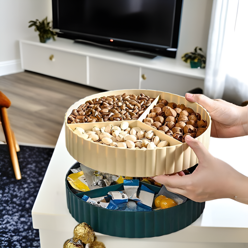 창의적인 다기능 과일 접시, 거실 장식 건과일 씨앗 접시