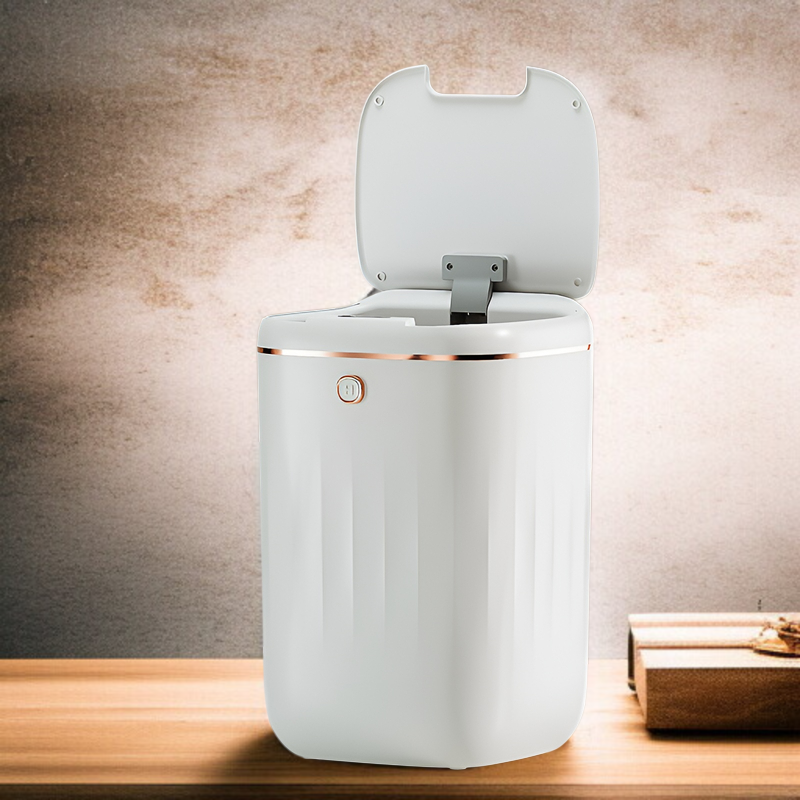 Leichter, luxuriöser, intelligenter Induktions-Mülleimer, großer automatischer Mülleimer, wasserdich