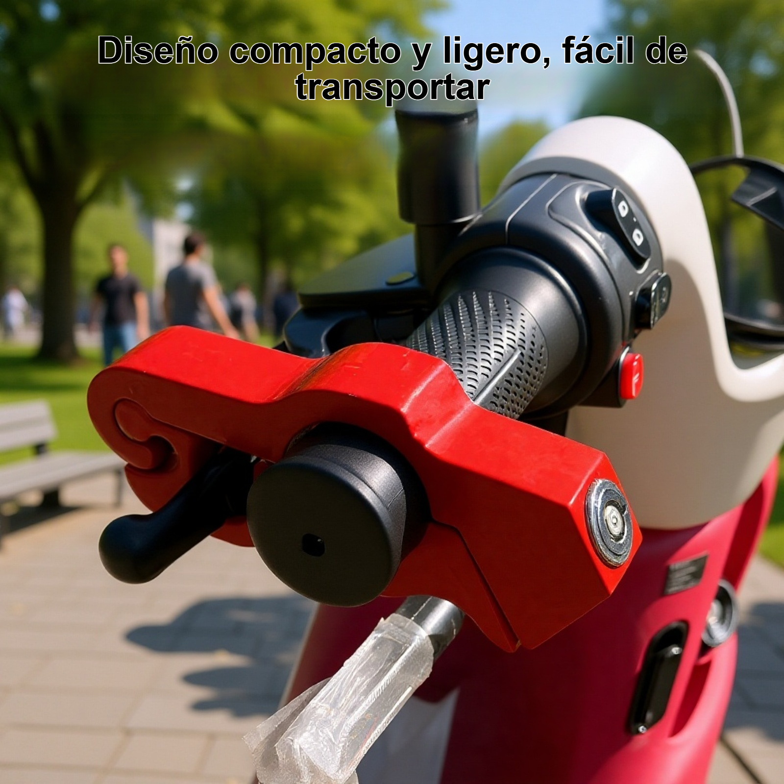 Cerradura de motocicleta resistente para máxima seguridad