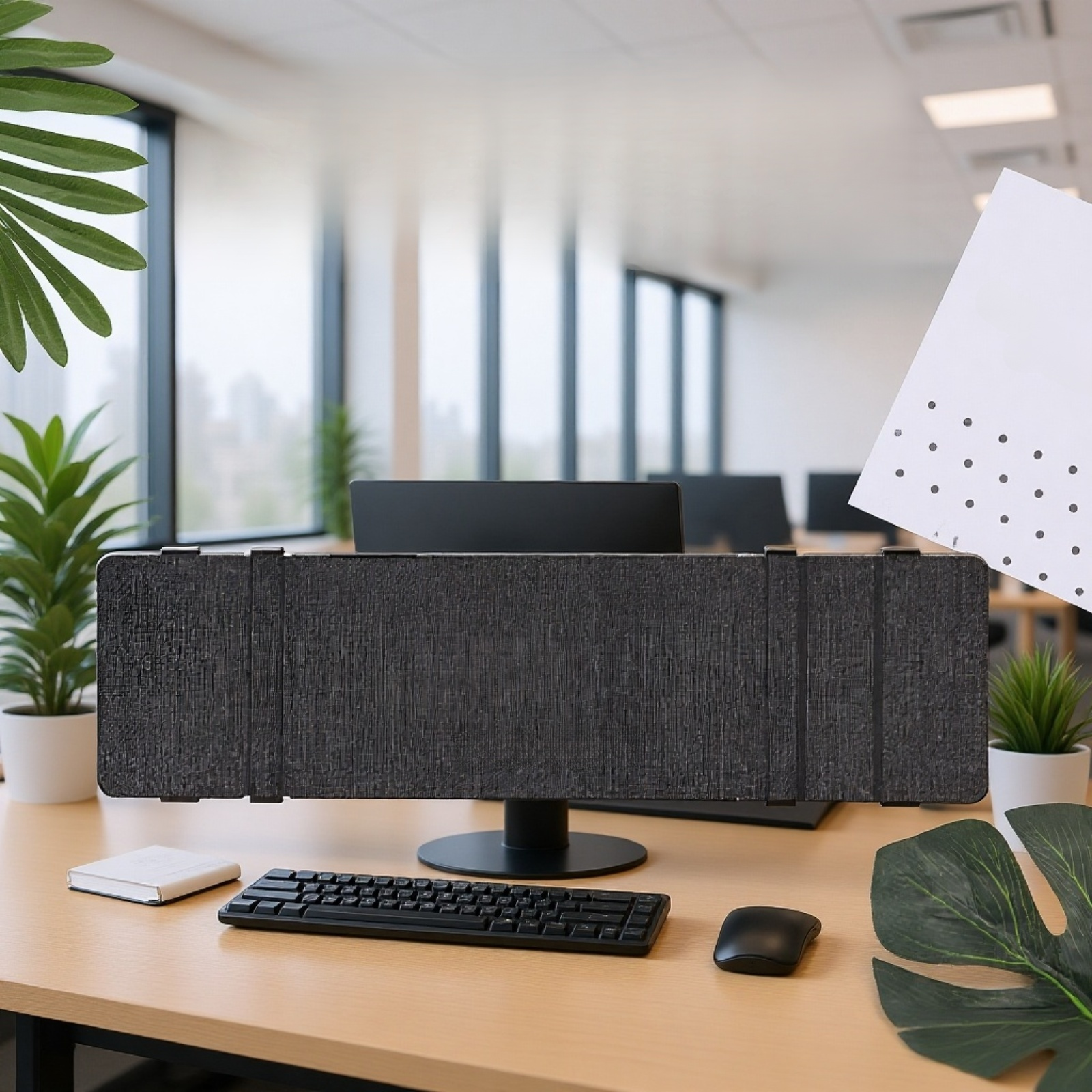 スマートフォンと接続したワイヤレスキーボード