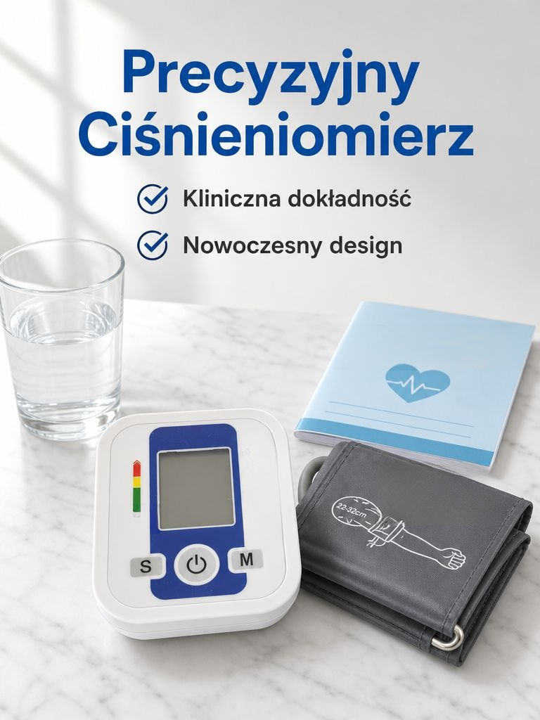 Domowy ciśnieniomierz naramienny