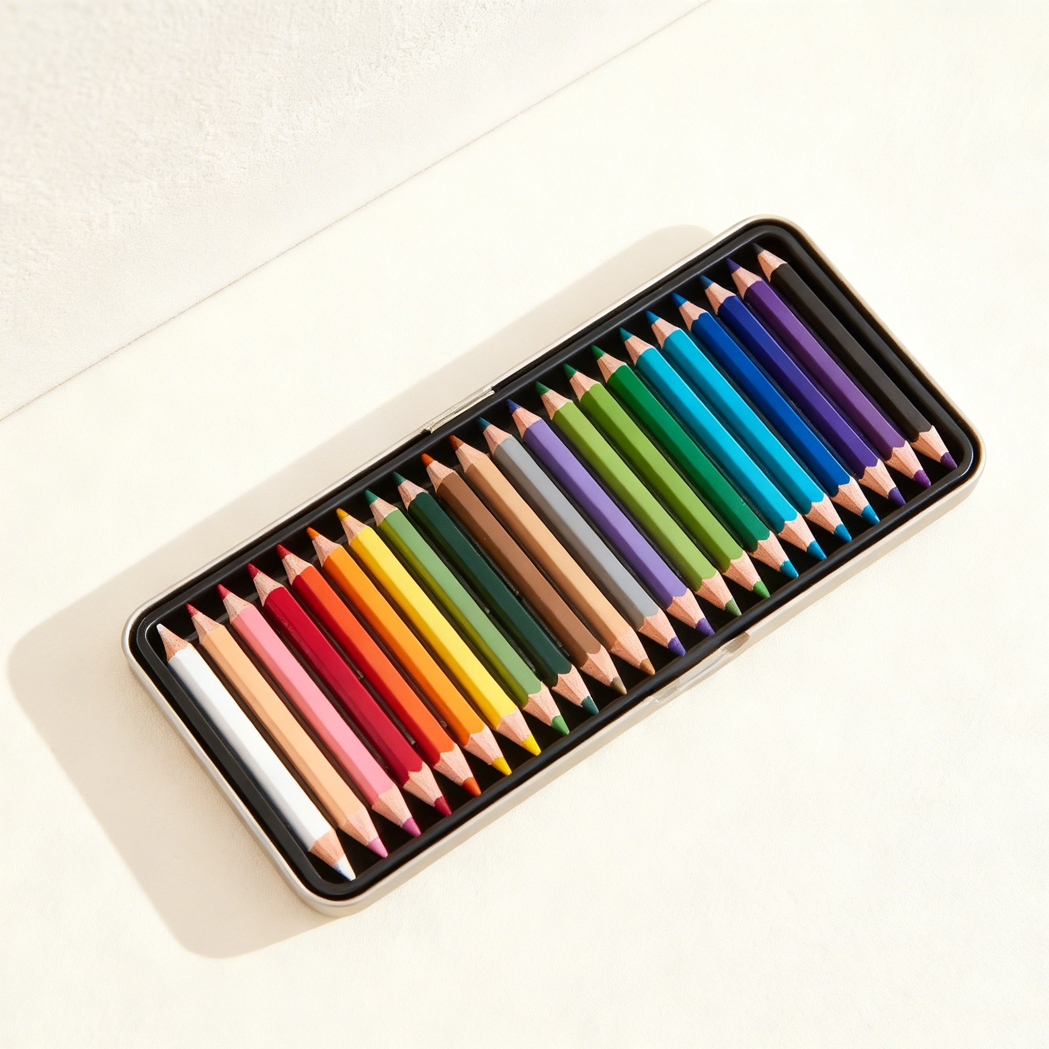 ดินสอสีสองด้านสำหรับวาดภาพ