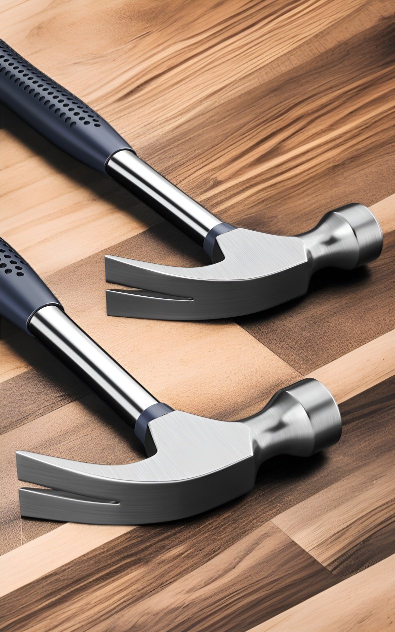 木工作業中のハンマー使用イメージ