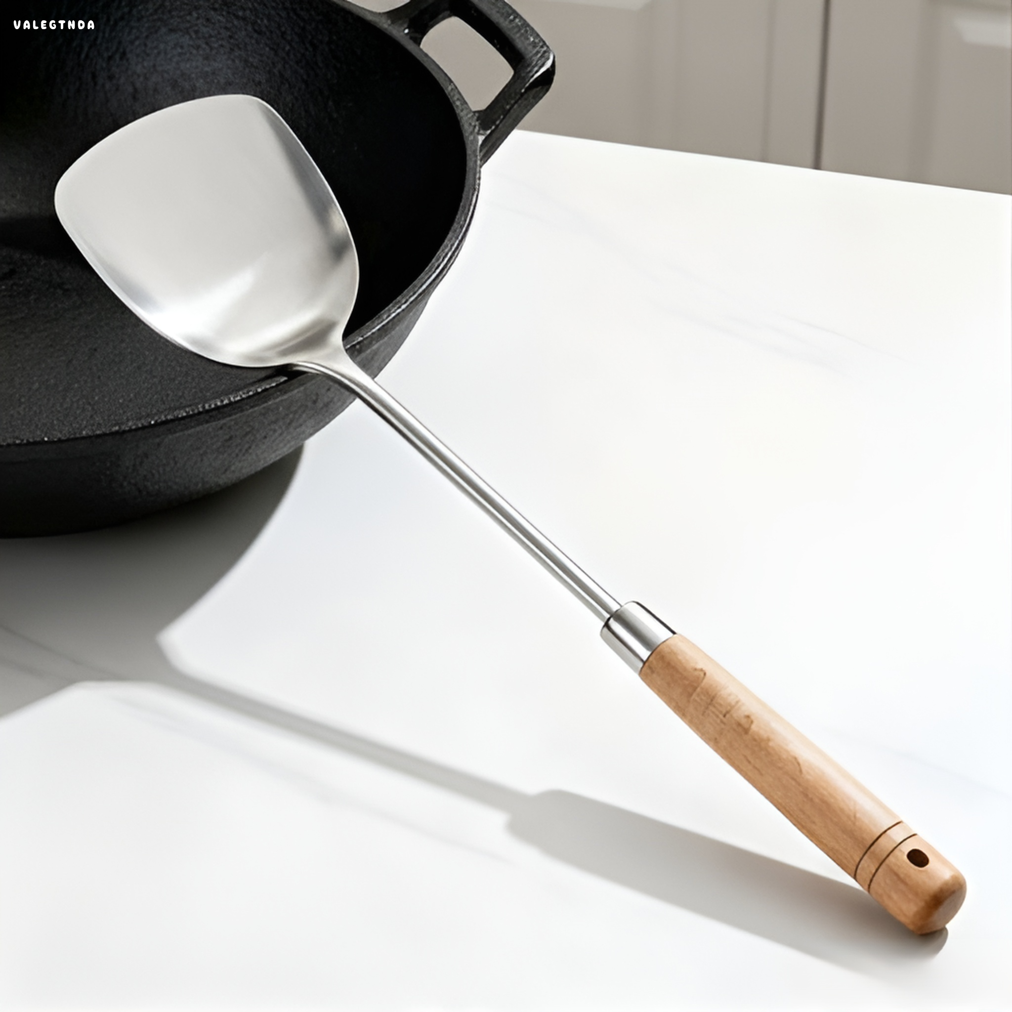 4개 316 스테인리스 스틸 두꺼운 요리 주걱