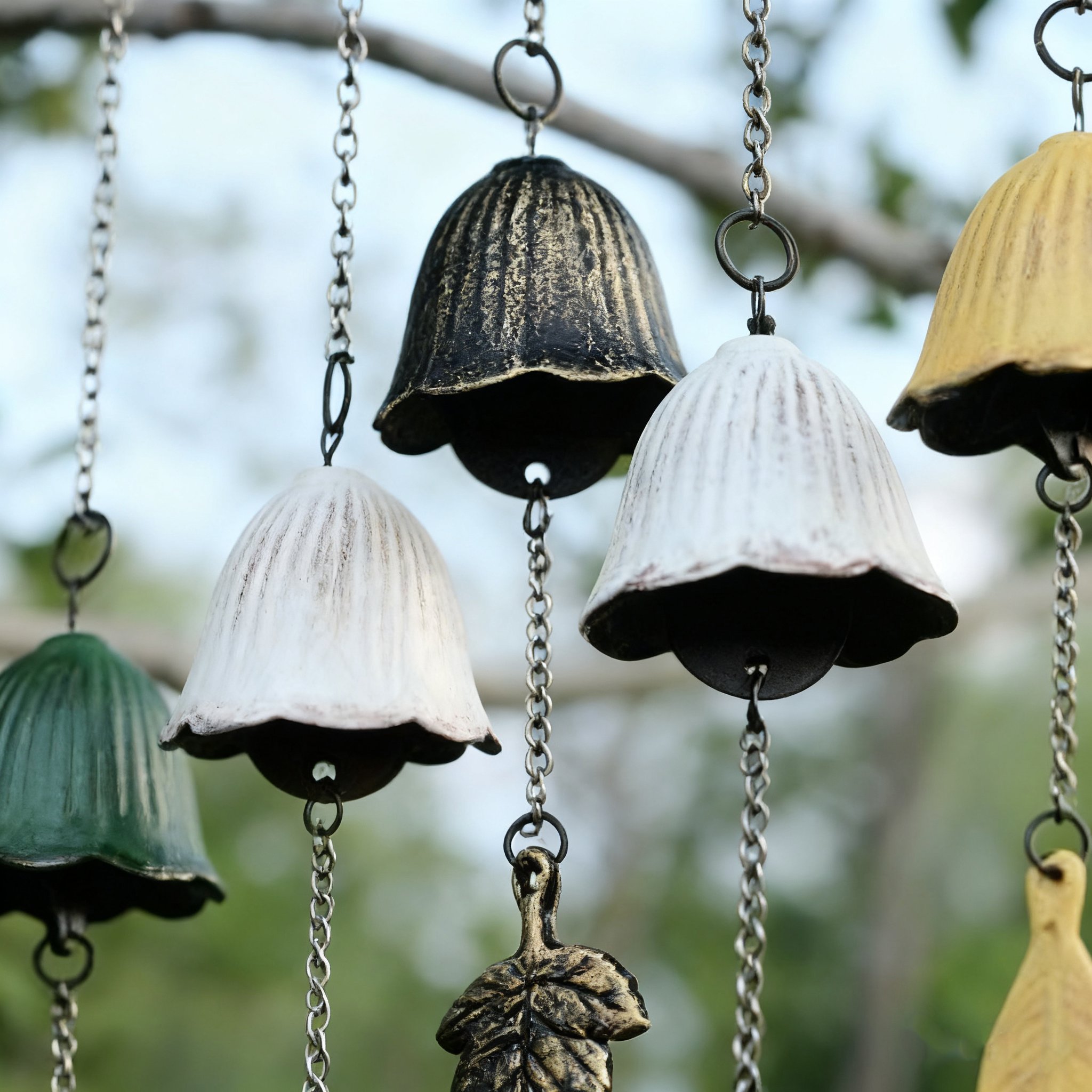 Dekorative Windglocken für Garten und Balkon