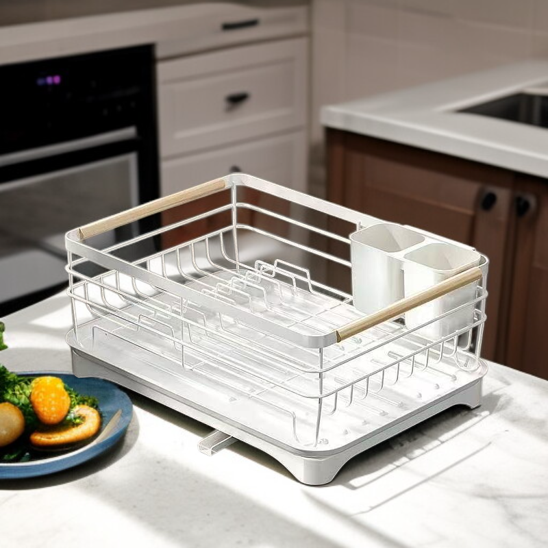 Multi-functional Waterproof Iron Tableware Organizer Rack