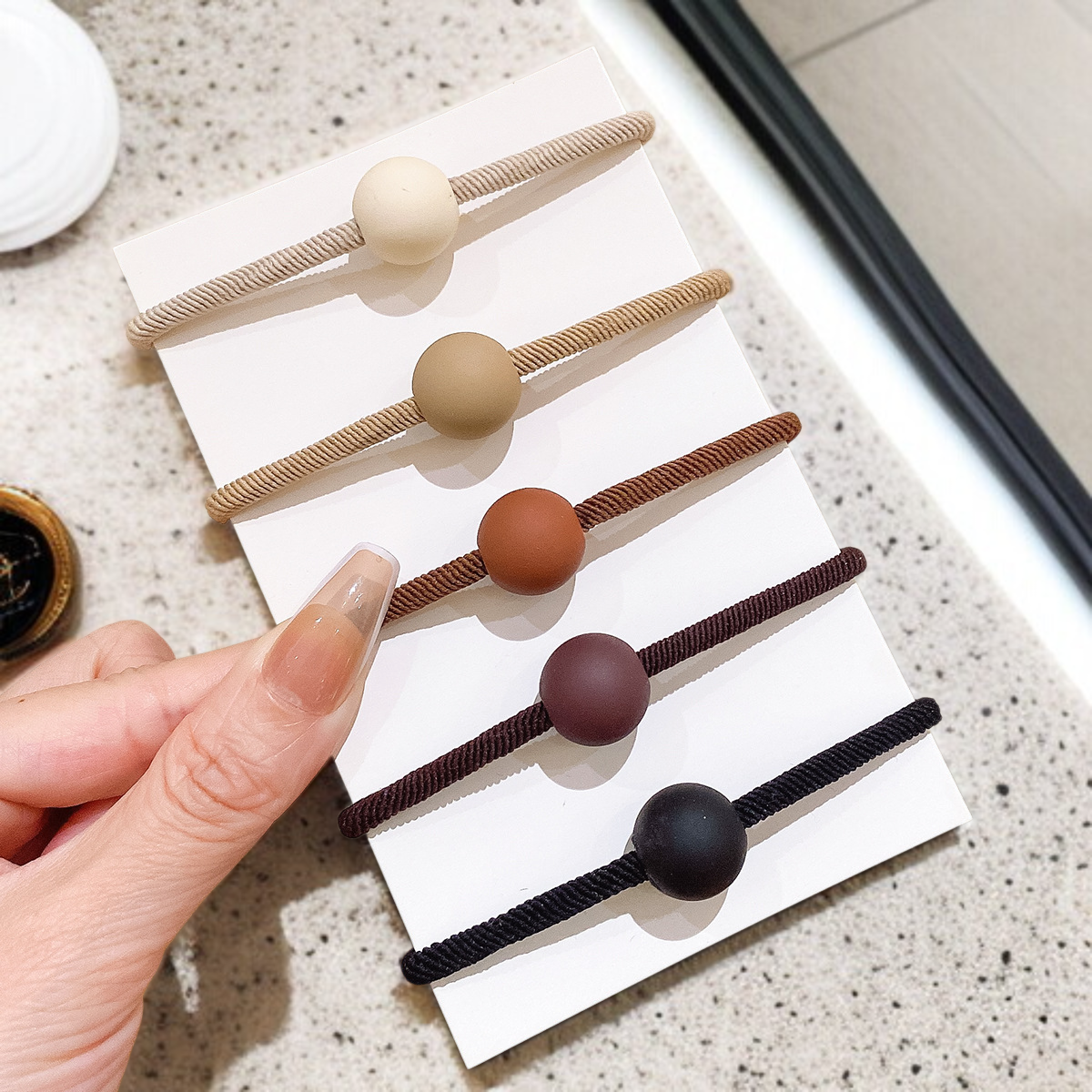 심플 고탄력 베이스 헤어끈