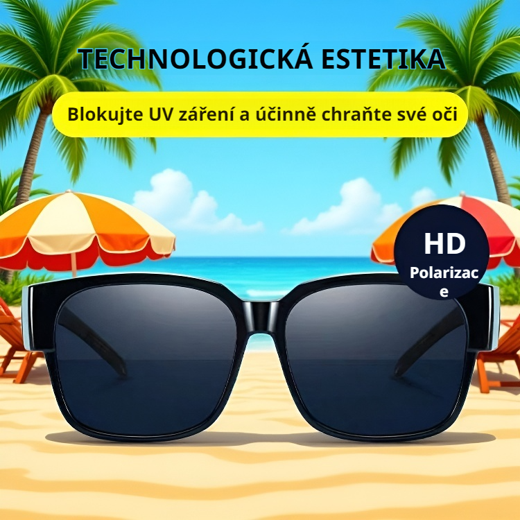 Stylové brýle na nošení přes dioptrické brýle