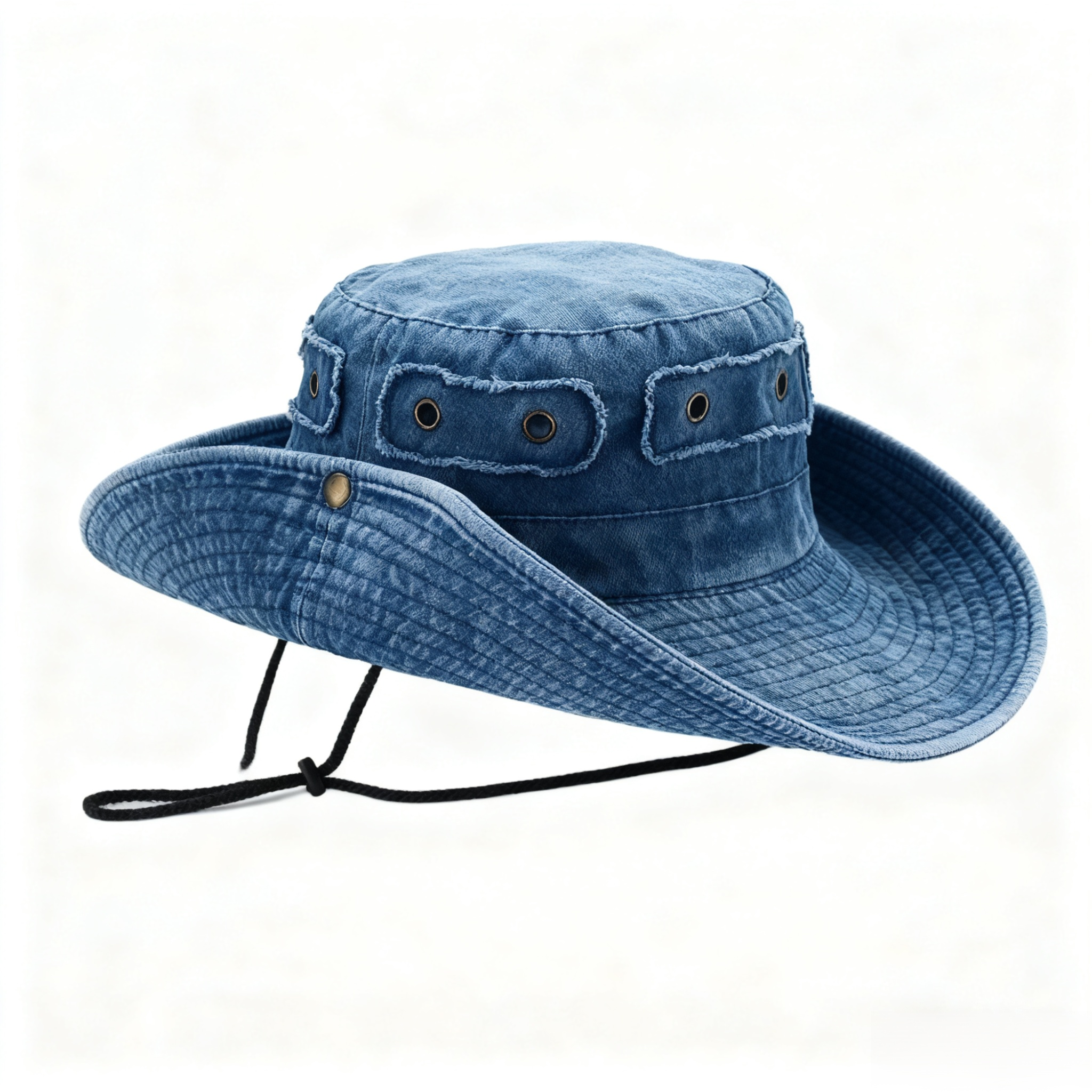 챙이 넓은 레트로 웨스턴 카우보이 모자