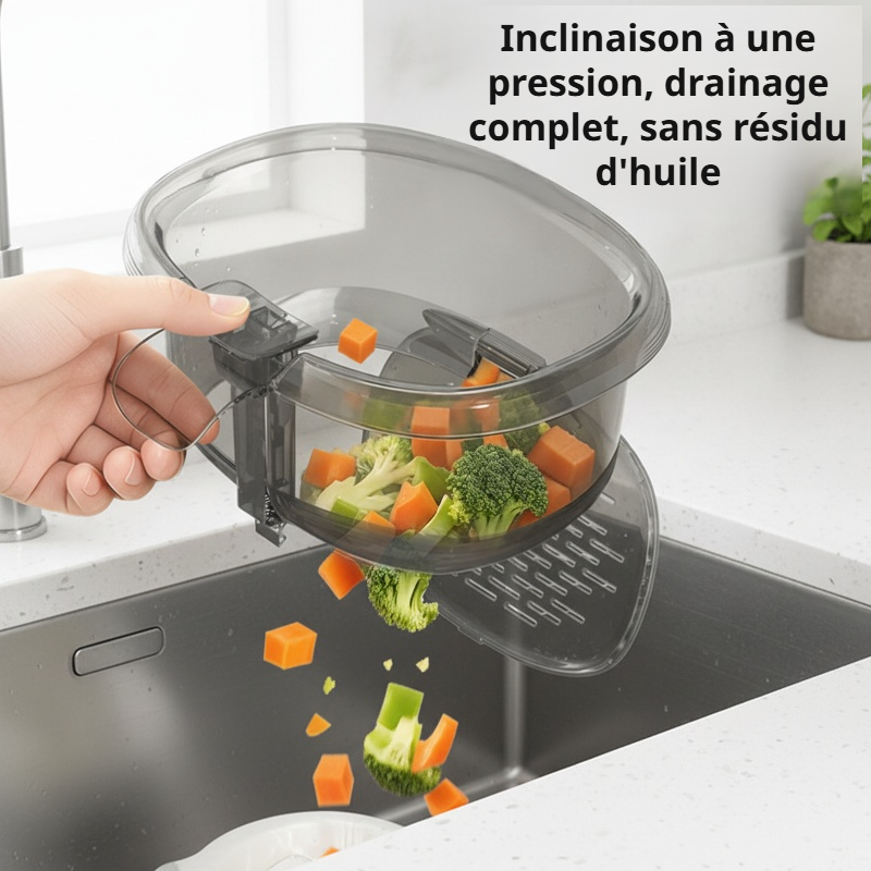 Égouttoir polyvalent à suspendre pour évier
