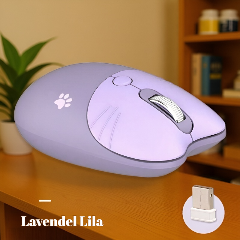 Niedliche tragbare kabellose Maus für Mädchen Büro