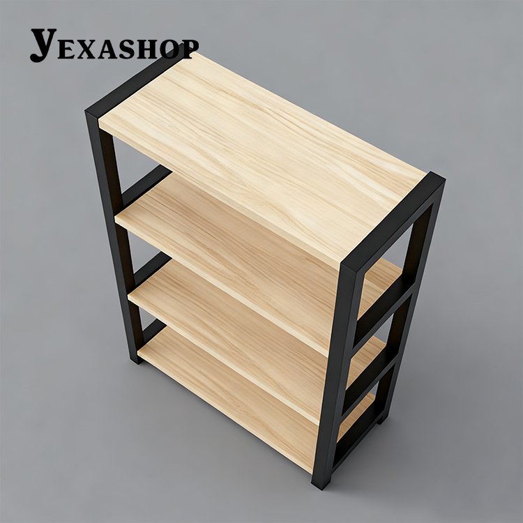 주방에서 활용하는 다용도 4단 선반