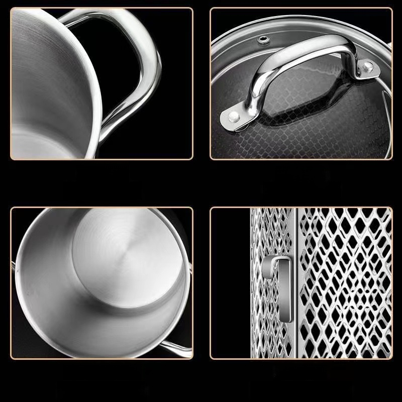 Stainless steel deep fryer with filter