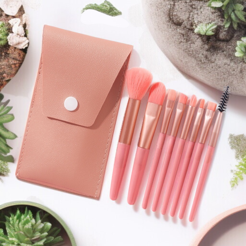 JMY Make-up-Pinselset mit feinen Borsten für müheloses und ebenmäßiges Schminken