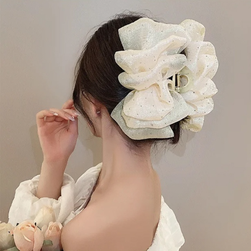 กิ๊บติดผมเจ้าหญิงประดับโบว์