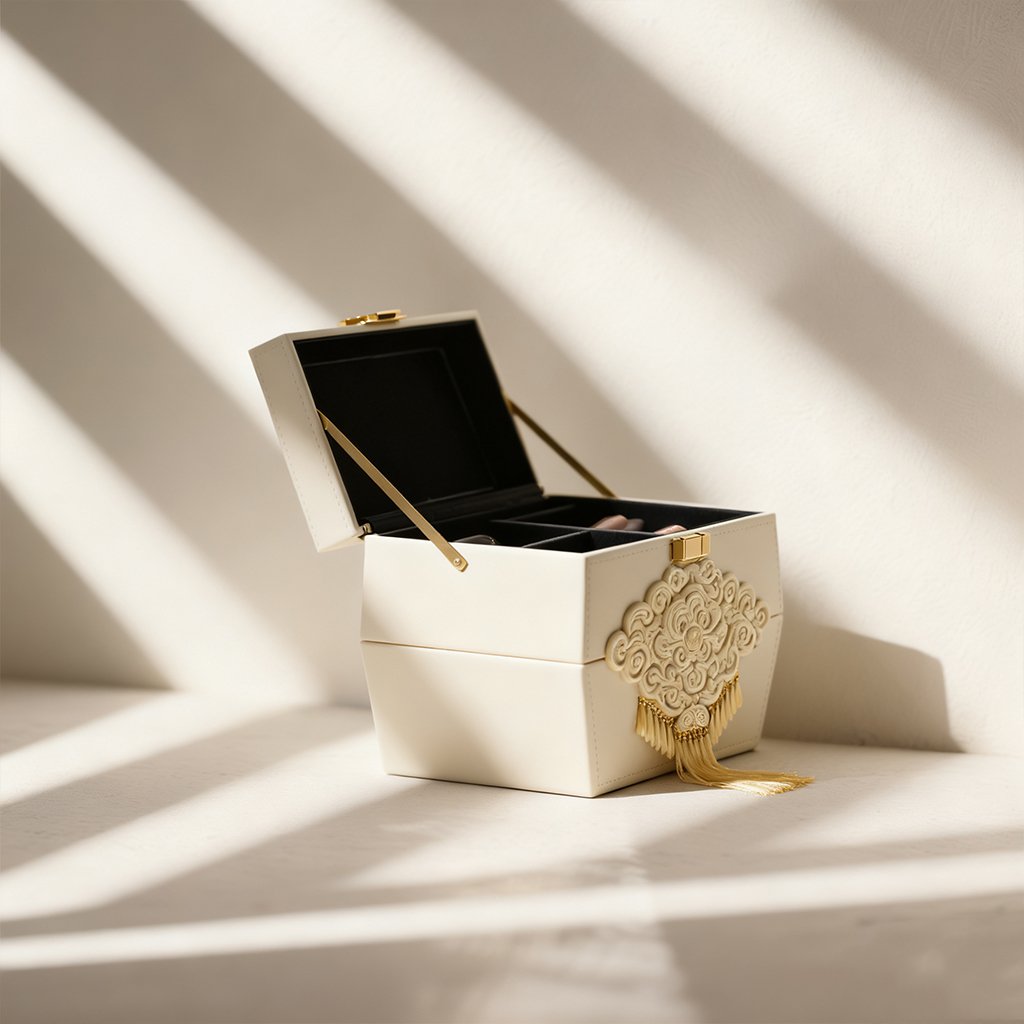 고급스러운 디자인 메이크업 케이스 